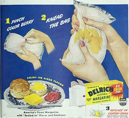 Margarine squeeze instructions