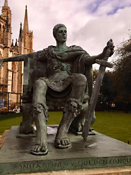 England, Constantine statue