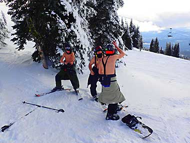 McCall,Idaho  hearty skiers