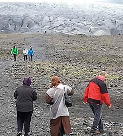 Tourists in Iceland