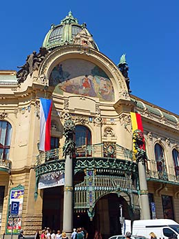 Prague municipal building