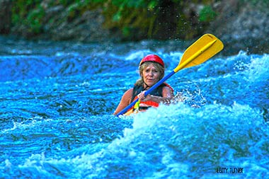 Rogue River kayaker