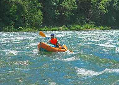 Rogue River kayaking