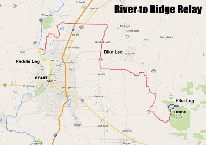 Salem River 2 Ridge Race map