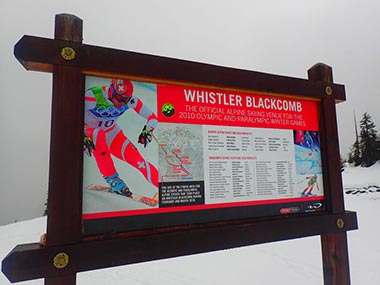 Whistler Alpine sign