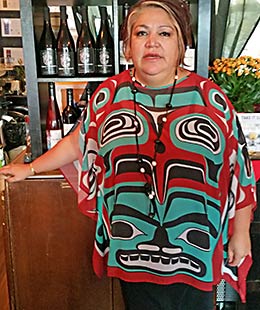 Inez Cook owner of Salmon n’ Bannock restaurant in Vancouver