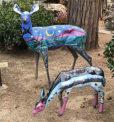Idyllwild painted deer "herd"