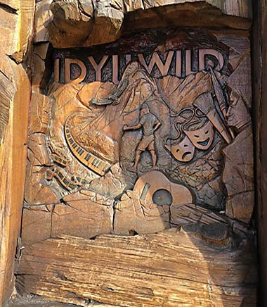 Idyllwild monument detail