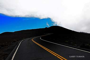Haleakala road to summit