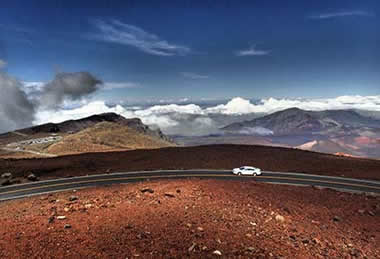 Haleakala summit road