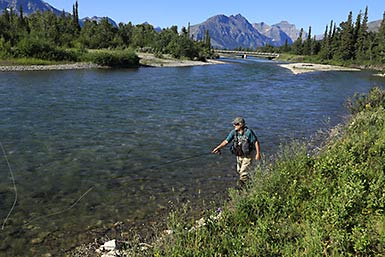 Glacier National Park author fishing