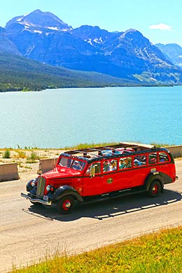 Glacier National Park Red Bus