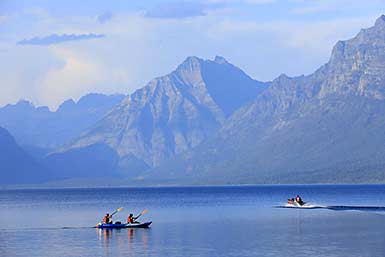 Glacier National Park kayaking