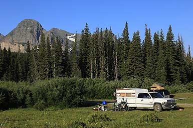 Glacier National Park camping