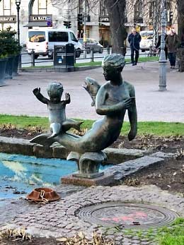 Helsinki Frolicking Mermaid by Viktor Jansson