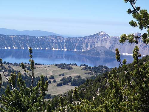 Crater Lake from the Mount Scott trail