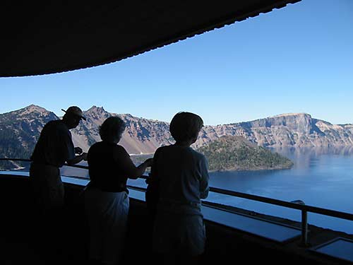 Crater Lake view from Sinnot Memorial overlook