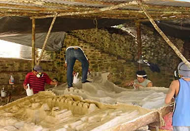 Belize Caracol Structure b5 workers