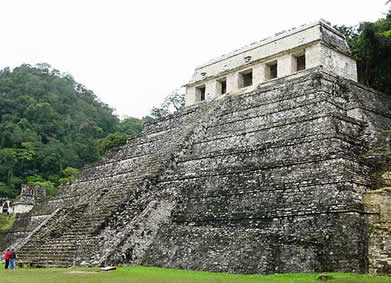 Mexico Palenque Temple inscriptions