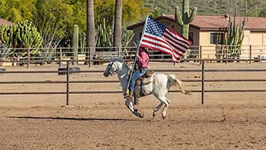 White Stallion Ranch opening for weekly rodeo