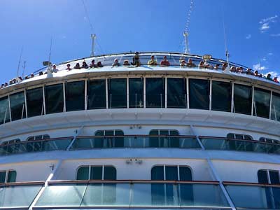 Cuba cruise observation deck