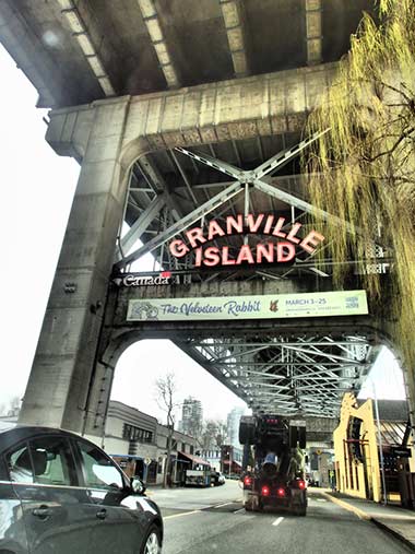 Granville Island entrance