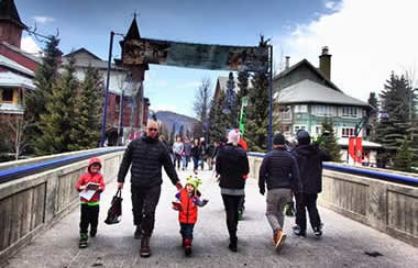 Whistler Village family stroll