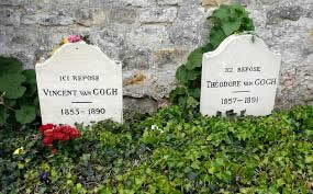 France, Auvers gravesites of Vincent and Theo van Gogh