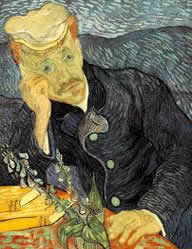 van Gogh painting of Dr. Gachet