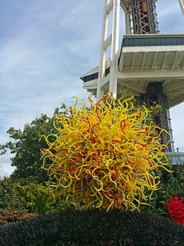 Chihuly Sun at Seattle Center