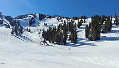 Solitude's uncrowded ski slopes