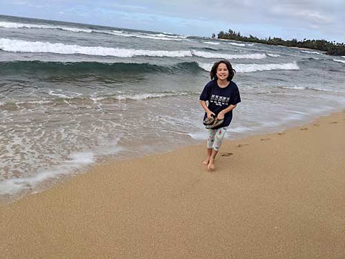 Ohau, Erysse on beach