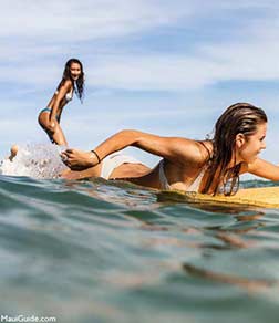 Maui surf lessons