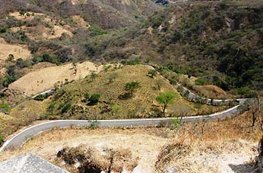 Guatemala Mixco Viejo access road