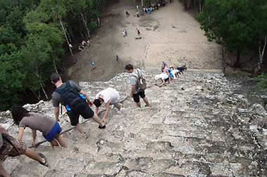 Mexico, Coba Nohock Mul climb
