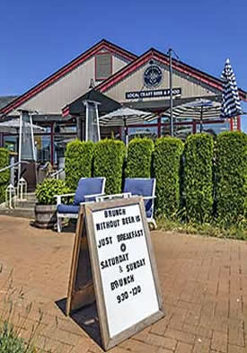 Cafe along Steveston waterfront