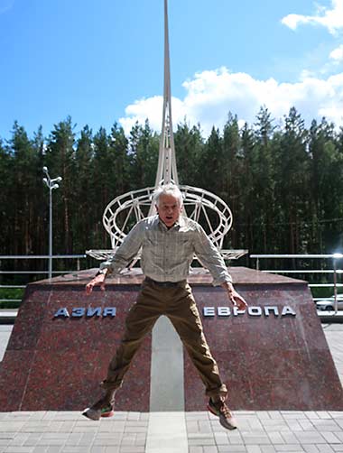 Author Lee Juillerat in Russia