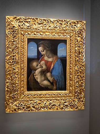 de Vinci's Benois Madonna