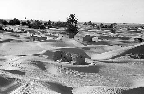 Tunisia, Douz sandscape