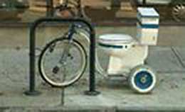 Toilet bike