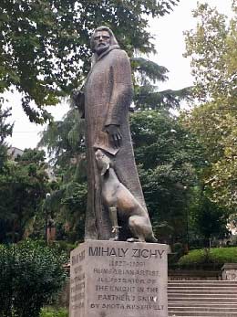 Republic of Georgia Tbilisi Park Mihaly Zichy monument