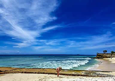 Beach at Barbados Hilton