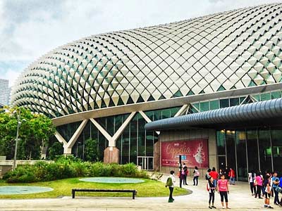 Singapore Esplanade Concert Hall Durian exterior