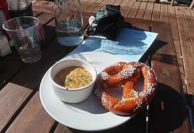 Pretzel and dip