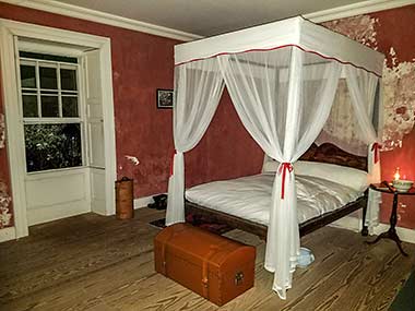 George Washington bedroom in Barbados