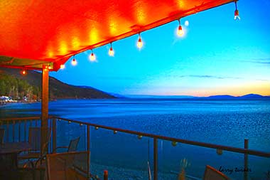 Evening view from Ravens