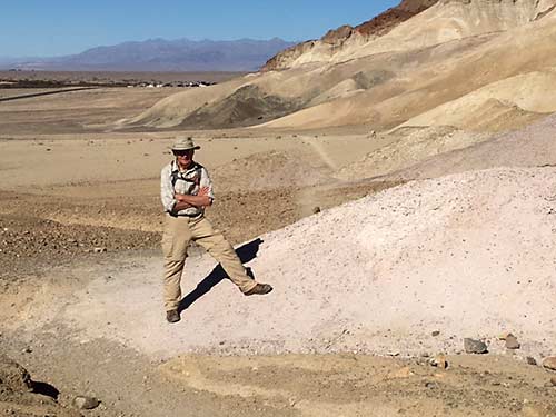 Death Valley National Park hiker
