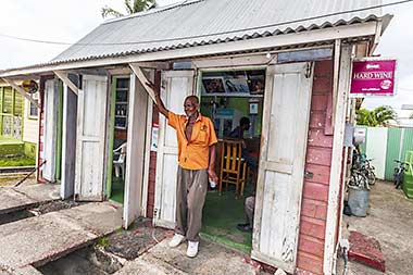Rum shop is the center of life on Barbados