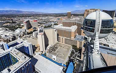 Las Vegas view of High Roller