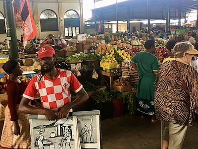 Mozambique Maputo Central Market vendor